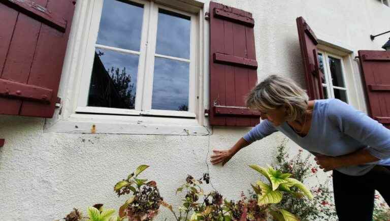 even bigger cracks on the houses in Béarn