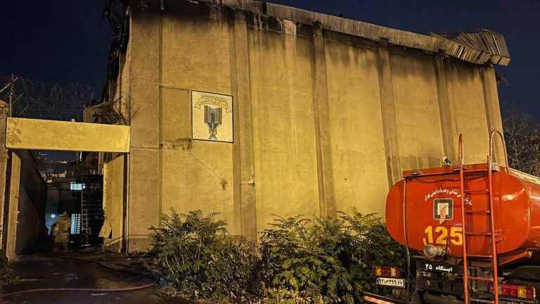 fire and clashes at the notorious Evin prison, against a backdrop of demonstrations