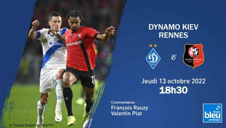 follow the Europa League match between Dynamo kyiv and Stade Rennais