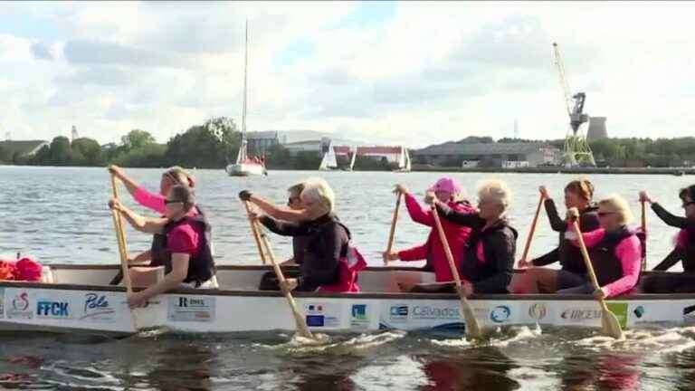 in Calvados, the “Dragon Ladies” fight while canoeing