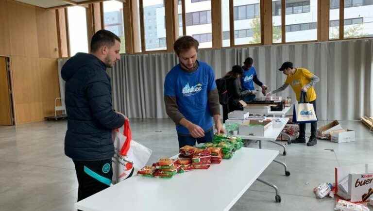 in Ile-de-France, food distributions for students taken by storm