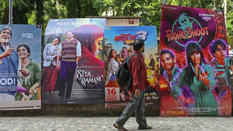 in India, the Bollywood industry in full decline