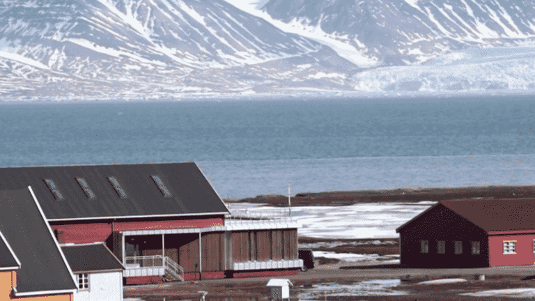 in Svalbard, a scientific station closer to global warming