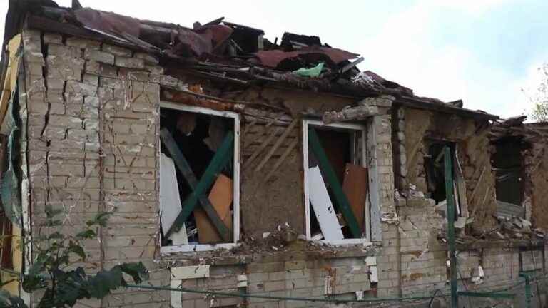 in the heart of Lyman, a town liberated by the Ukrainian army