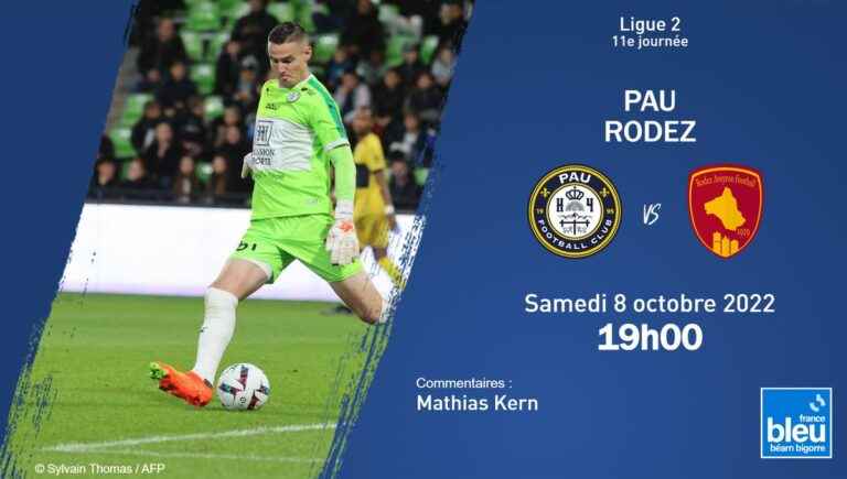 live the Pau FC match against Rodez in full