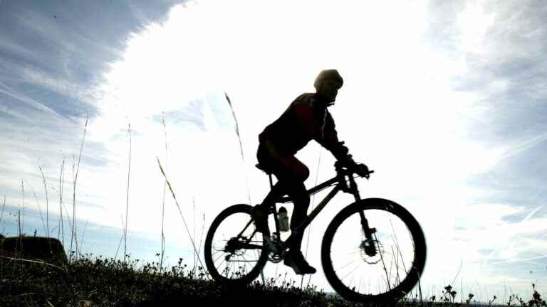 lost while following his GPS on his bike, he spends the night clinging to a cliff above the void