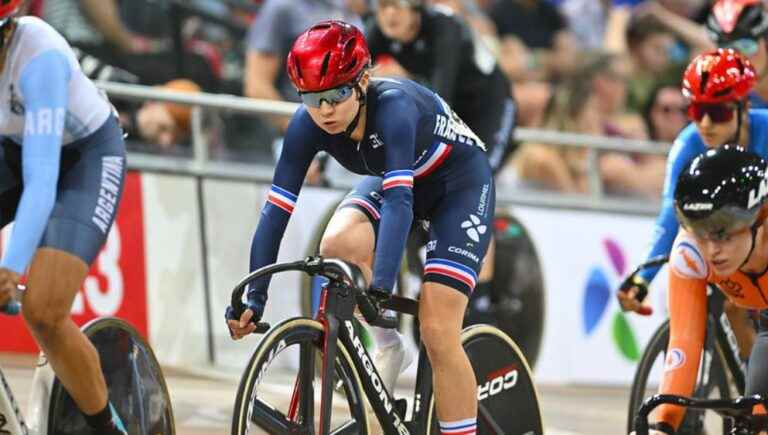 successful track world championships for the Mayennaise Heidi Gaugain who leaves with two medals