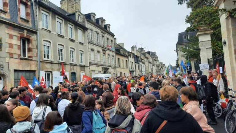 teachers very mobilized in Caen