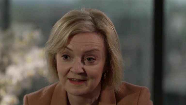 the about-face tactic assumed by Liz Truss