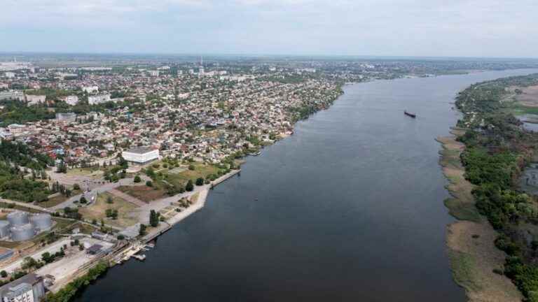 the city of Kherson at the heart of the clashes