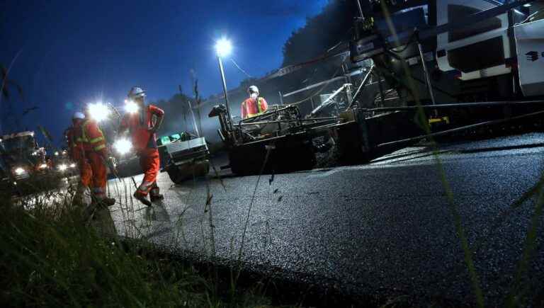 the highway cut off in Metz for the next three nights