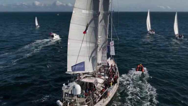 the schooner Tara is back in Lorient after two years of scientific expedition