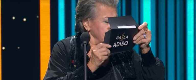 ADISQ Gala: Ginette Reno makes a slip and the internet is racing