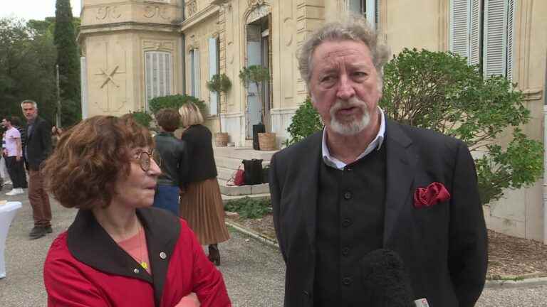 Ariane Ascaride and Robert Guédiguian inaugurate in Marseille the first promotion of cinema preparation at the Marseilleveyre high school