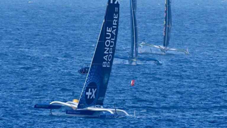 Armel Le Cléac’h is heading for Lorient to change his drift there