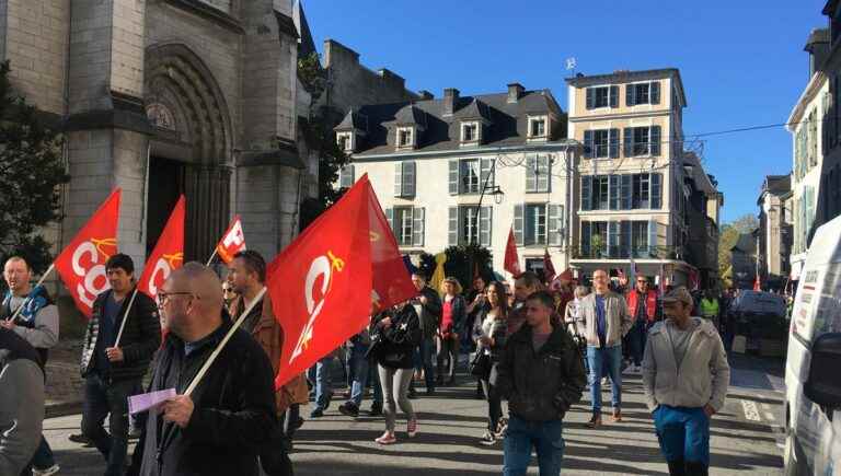 Around 200 people mobilized for the interprofessional strike day in Pau