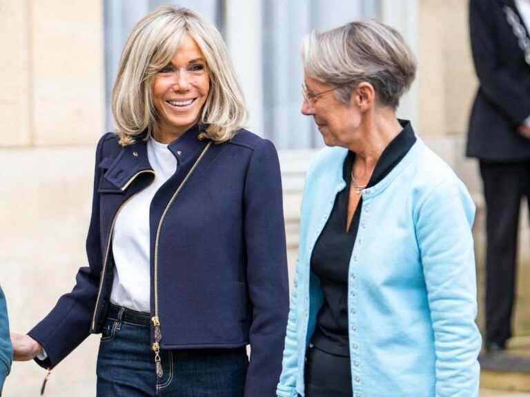 Brigitte Macron displays for an unexpected new rock look at Matignon!