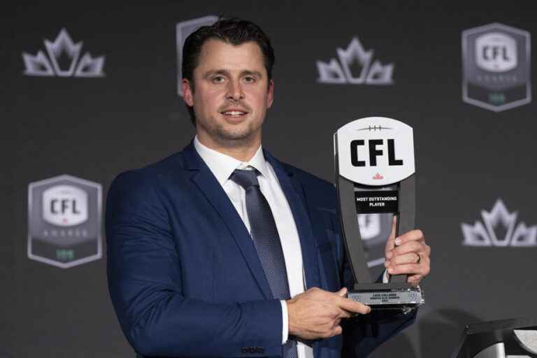 CFL |  Quarterback Zach Collaros named Player of the Year