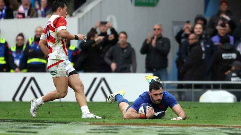 Charles Ollivon concludes the pretty breakthrough of Maxime Lucu… Relive the second try of the Blues