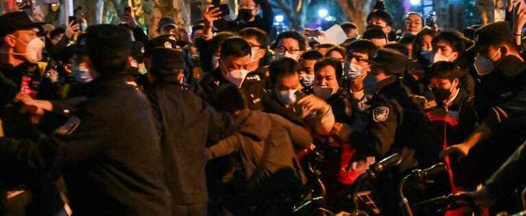 China: clashes between demonstrators and police in Canton