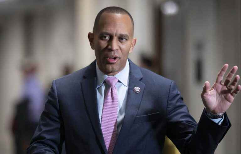 Democrat Hakeem Jeffries, first black leader of a party in Congress