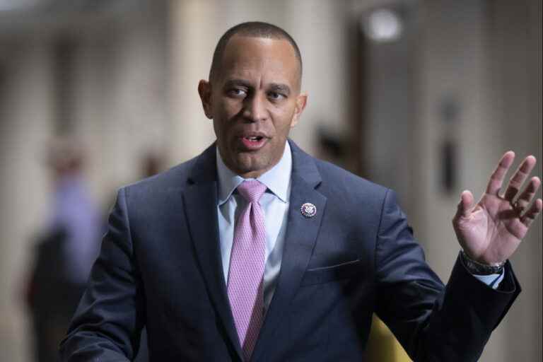 Democrat Hakeem Jeffries, first black male leader of a congressional party