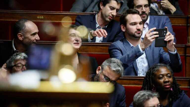 Deputy Ugo Bernalicis under surveillance after Twitch in the hemicycle