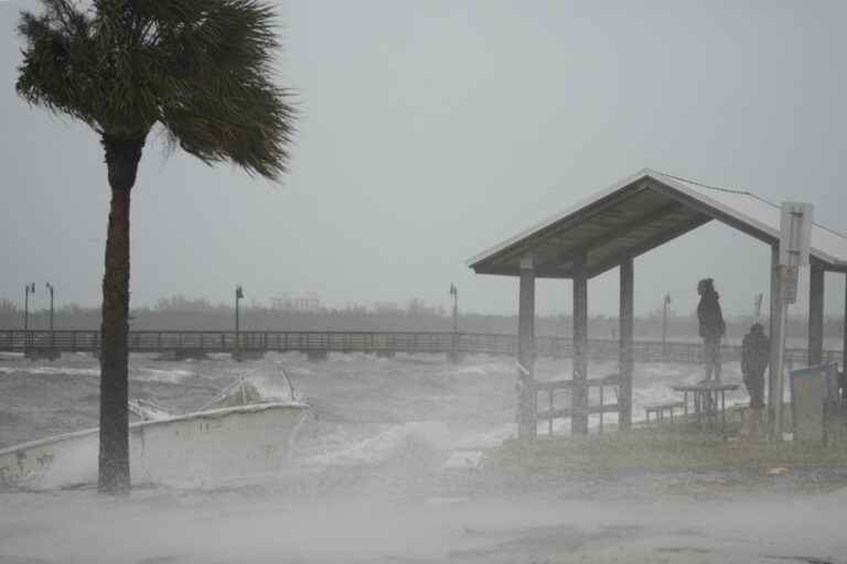 Downgraded to a tropical storm, Hurricane Nicole hits Florida