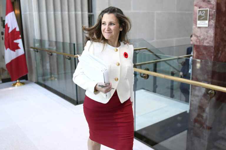 Economic Update |  Minister Freeland announces targeted measures amid slowdown