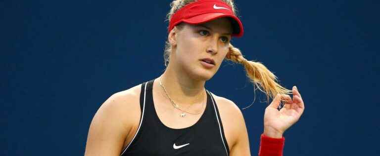 Eugenie Bouchard describes her ideal man to Michelle Wie