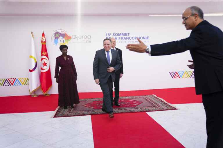 Francophonie Summit |  Legault meets the Tunisian president, Trudeau abstains