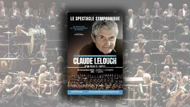 “From one film to another”, a symphonic show around the works of Claude Lelouch