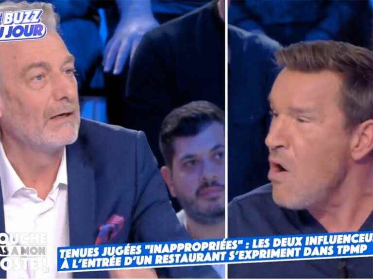 Gilles Verdez violently attacks Benjamin Castaldi live in TPMP