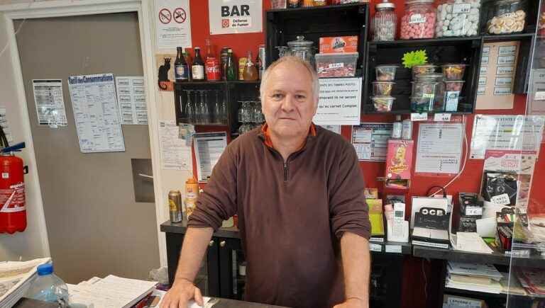 In Mayenne, the only merchant in a village says he is crushed by mass distribution