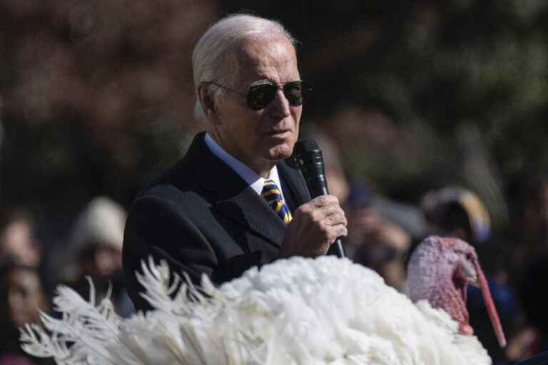 Joe Biden pardons Thanksgiving turkeys