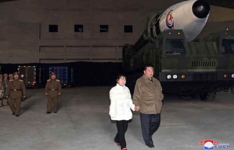 Kim Jong Un reveals his daughter to the world during a missile test