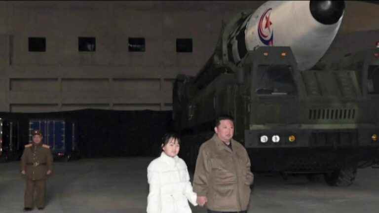 Kim Jong Un watches the launch of a new missile