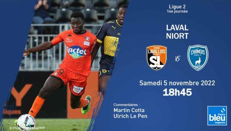 LIVE – Follow the Stade Lavallois match against the Chamois Niortais in Ligue 2