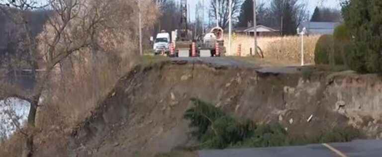 Landslide in Pierreville: A headache for farmers