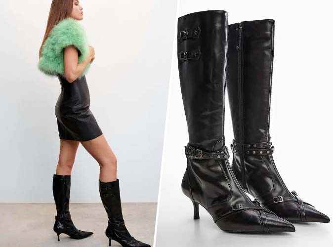 Mango comes to launch a perfect dupe of the Balenciaga boots that everyone is tearing off!