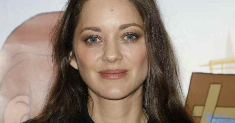 Marion Cotillard solo: natural hair and sober look, a perfect appearance