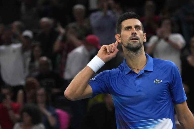 Masters 1000 of Paris |  Novak Djokovic joins Holger Rune in the final