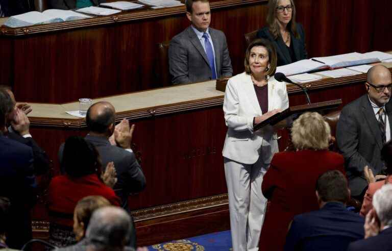 Nancy Pelosi leaves the Democratic leadership of the US Congress