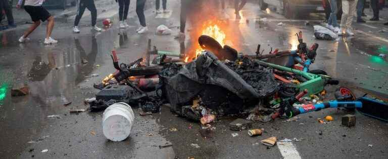 ON VIDEO |  Chaos in the streets of Brussels after the Morocco-Belgium match