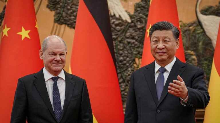 Olaf Scholz on controversial visit to China