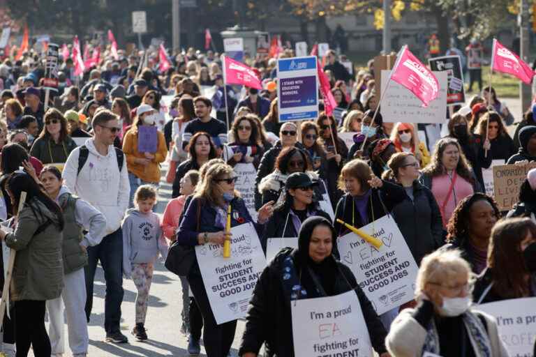 Ontario |  Education union members defy Ford government’s special law