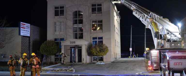 [PHOTOS] Sainte-Thérèse: a Royal LePage building targeted by a suspicious fire