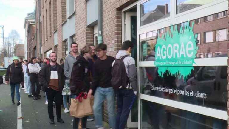 Precariousness: baskets of food and hygiene products distributed to students in Amiens