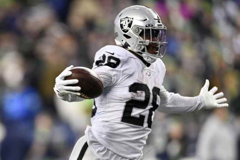 Sunday in the NFL |  Spectacular victory for Josh Jacobs and the Raiders