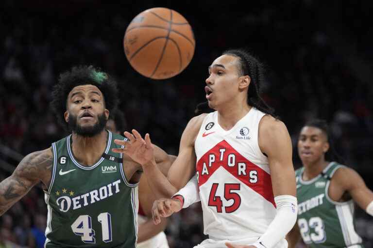 Raptors 115 – Pistons 111 |  Dalano Banton sets personal high with 27 points